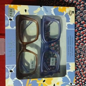 NICOLE MILLER PREMIUM QUALITY,BLUE LIGHT FILTERING READERS +200
